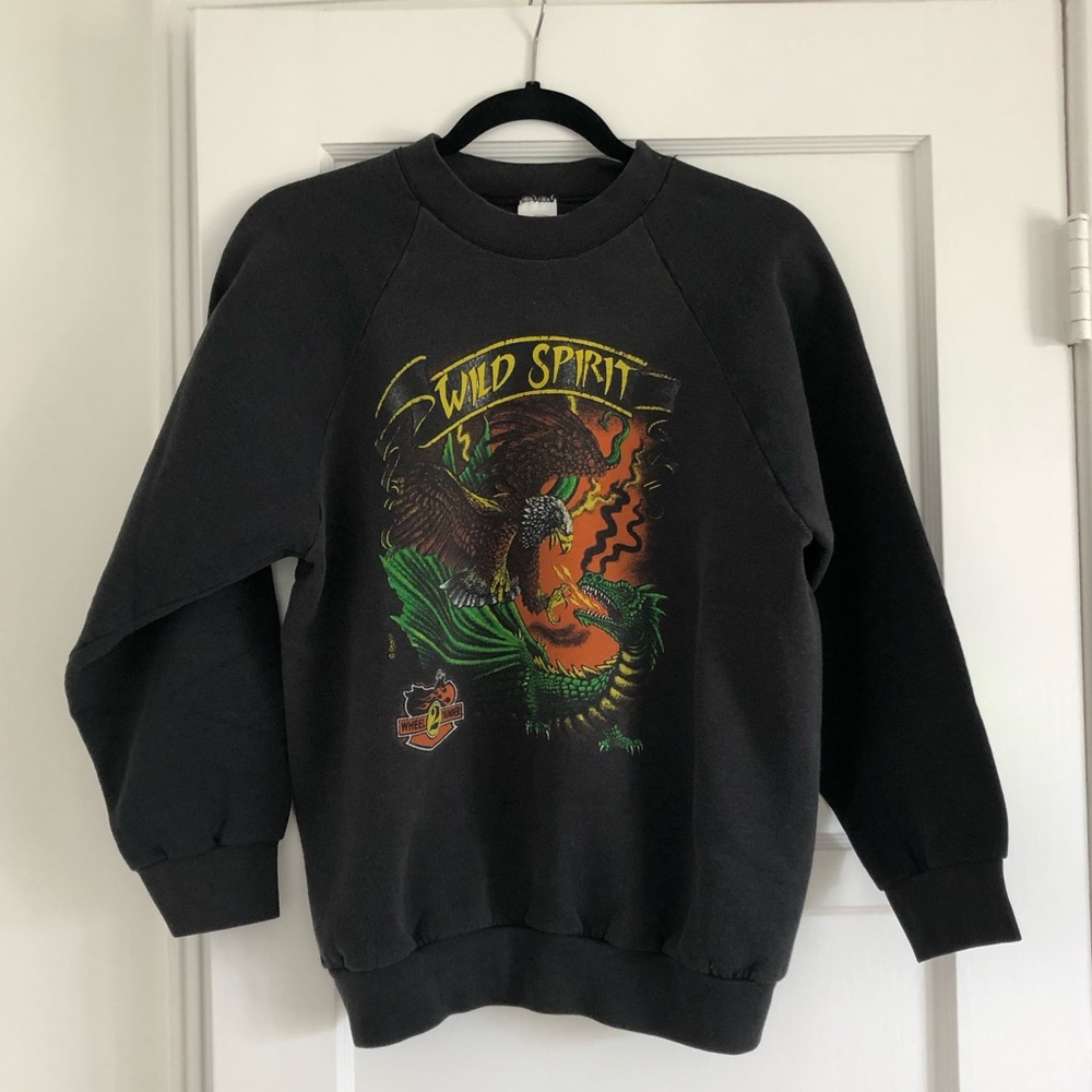 Vintage Harley Davidson sweatshirt M black